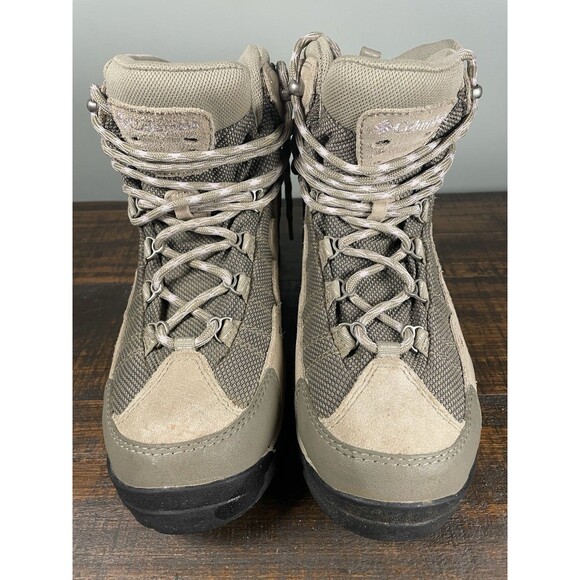 Columbia Newton Ridge Omni-Tech Waterproof Hiking Boots Women’s 7.5 Brown Tan - Picture 3 of 9